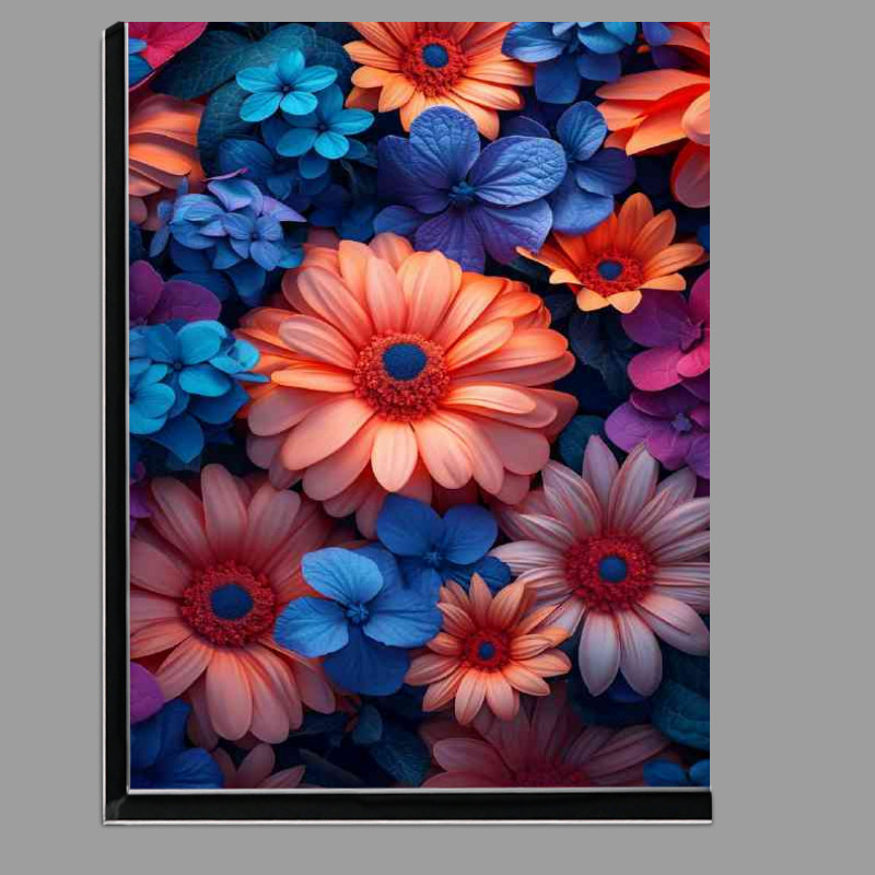 Buy Di-Bond : (Array of amazing coloured flowers)