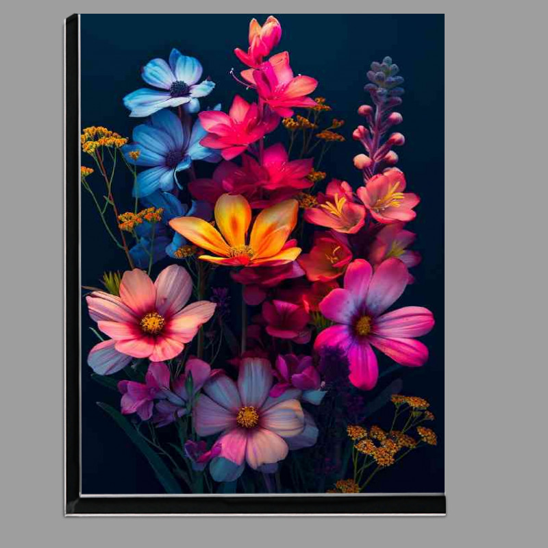 Buy Di-Bond : (Colourful arrangment of multi flowers)