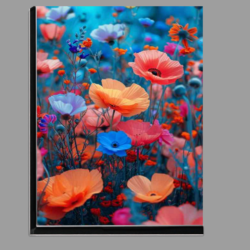 Buy Di-Bond : (Poppy field with multi colours)
