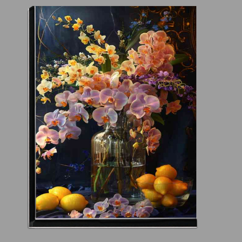 Buy Di-Bond : (Still life orchids in a vase)