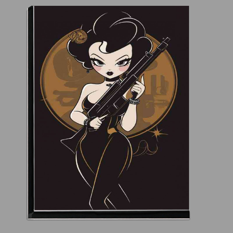 Buy Di-Bond : (Cartoon lady ganster)