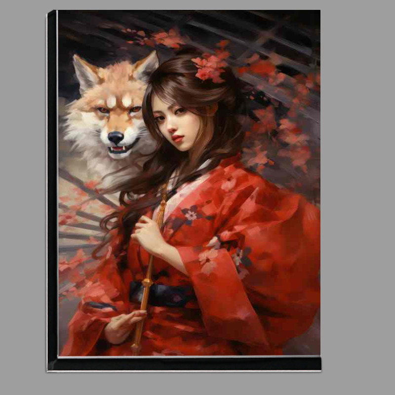 Buy Di-Bond : (The Delicate World of Traditional Geisha with fox)