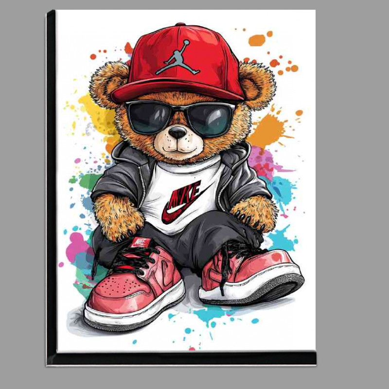 Buy Di-Bond : (Cute teddy in hip hop style)