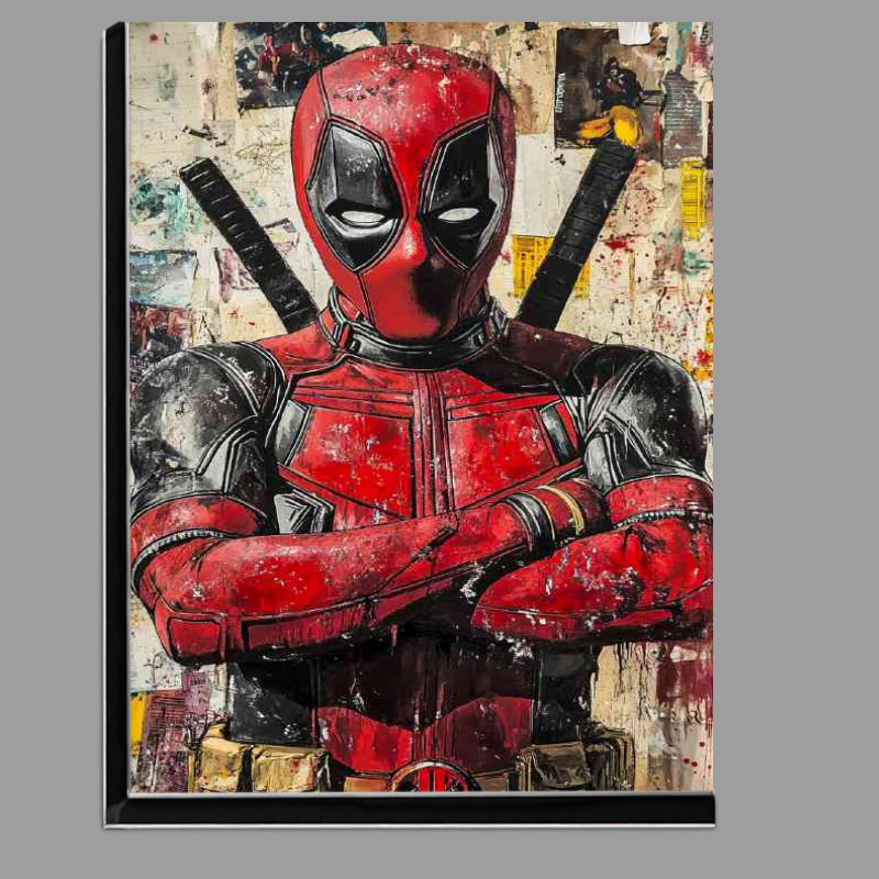 Buy Di-Bond : (Graffiti painting of deadpool style)