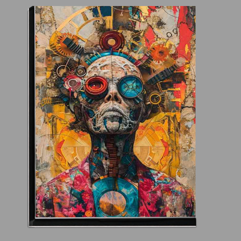 Buy Di-Bond : (Man with his head abstract street)