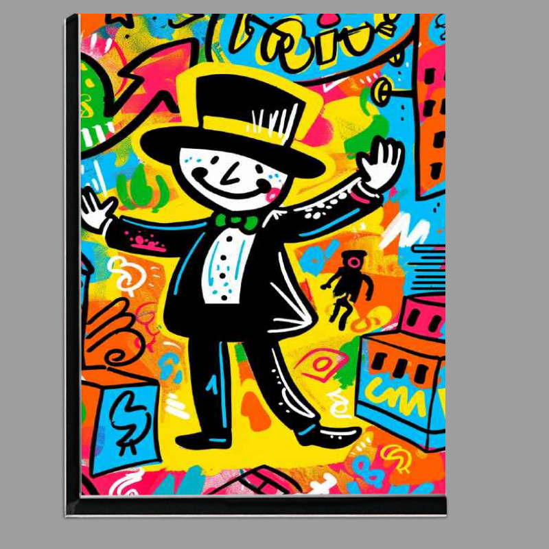 Buy Di-Bond : (Money man graffiti art)
