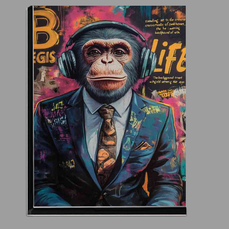 Buy Di-Bond : (Monkey in a suit hip street)