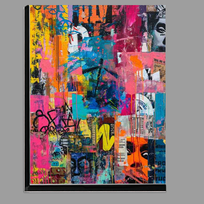 Buy Di-Bond : (Sticker art collage graffiti)
