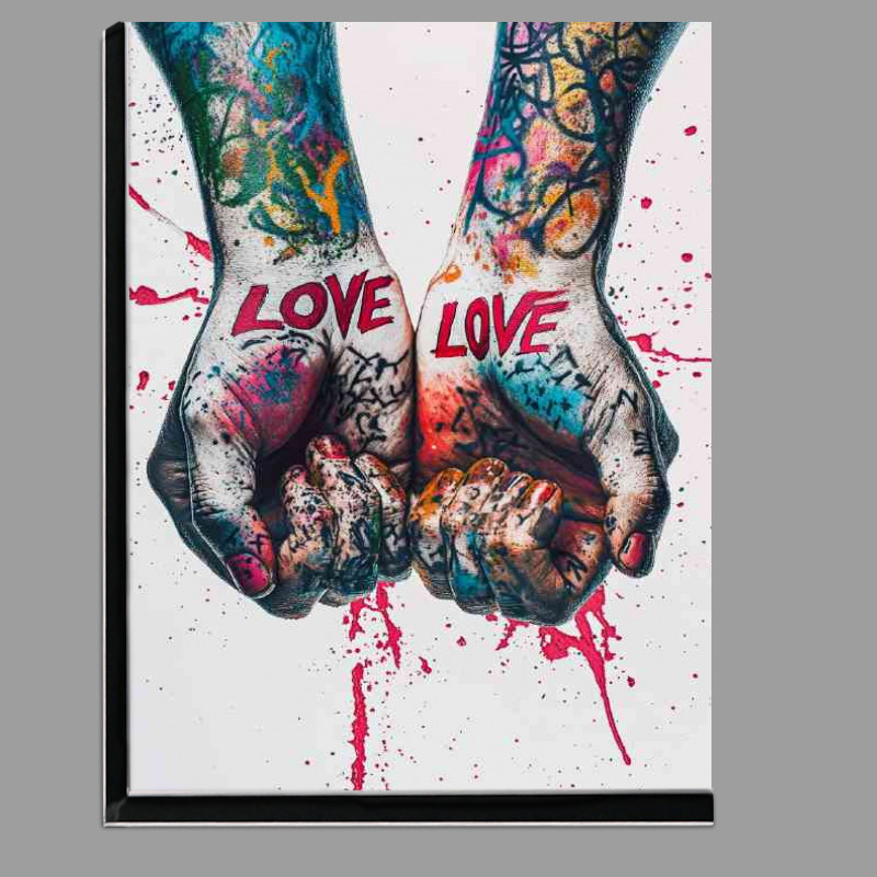 Buy Di-Bond : (Two hends of love graffiti)