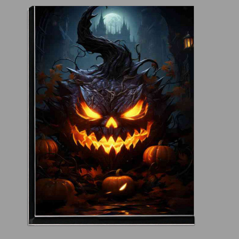 Buy Di-Bond : (Pumpkin glowing by the castle)