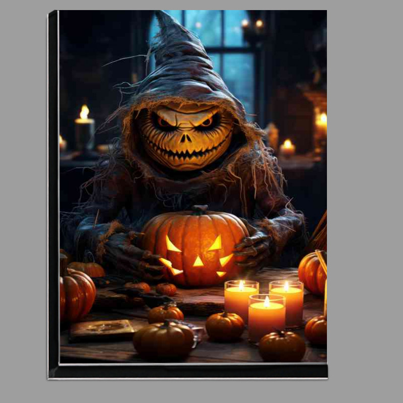 Buy Di-Bond : (The scarecrow and the pumpkin)
