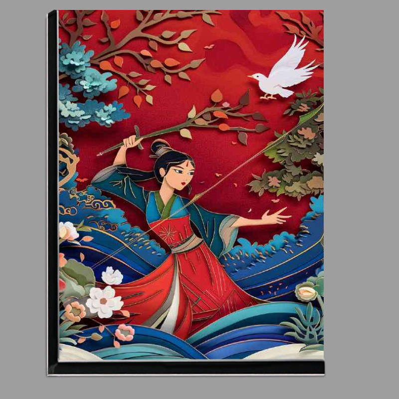 Buy Di-Bond : (Mulan with red background)