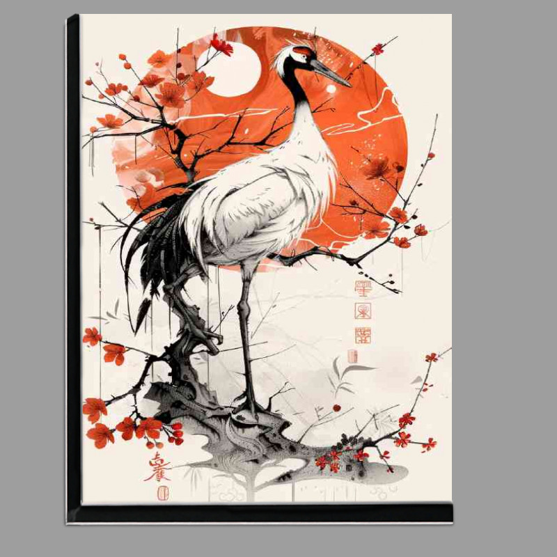 Buy Di-Bond : (Lively Crane red sun)