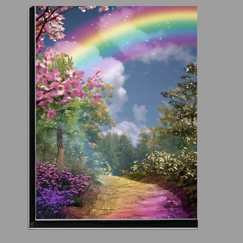 Buy Di-Bond : (Beautiful rainbow earthy path)
