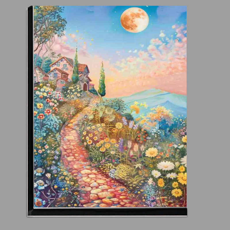 Buy Di-Bond : (Colour flowery landscaped path)
