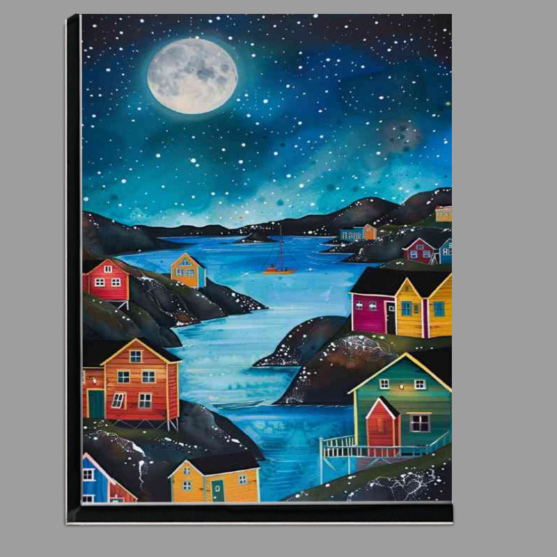 Buy Di-Bond : (Scandinavian houses built around the lake)