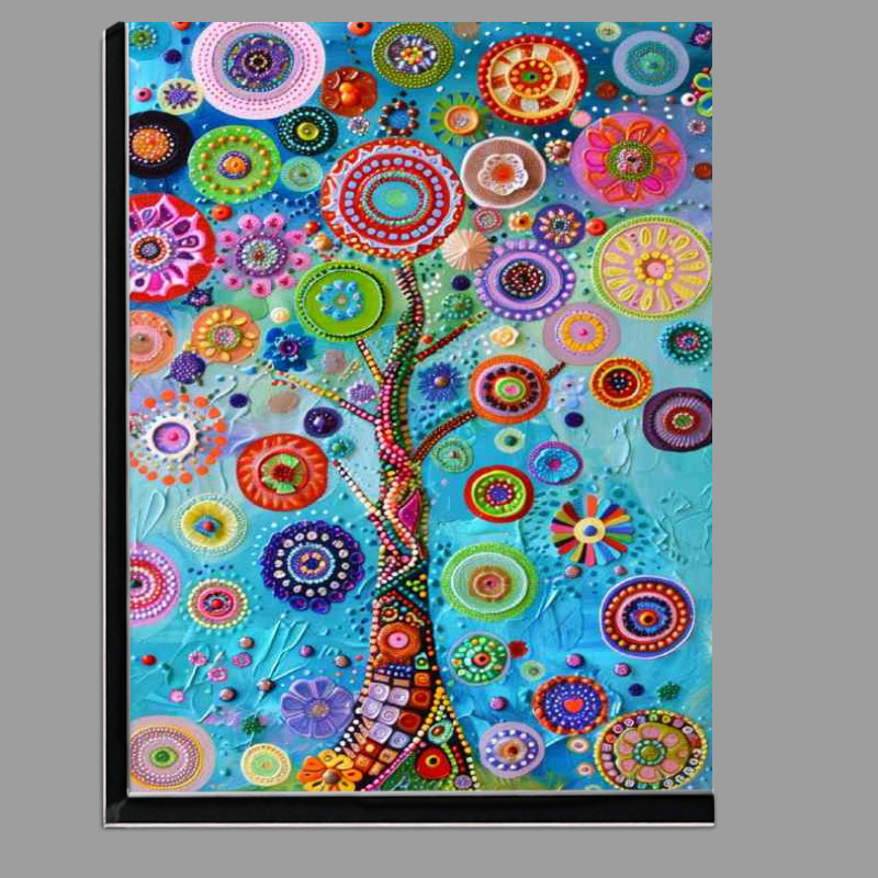 Buy Di-Bond : (Abstract colourful patterns in the tree)
