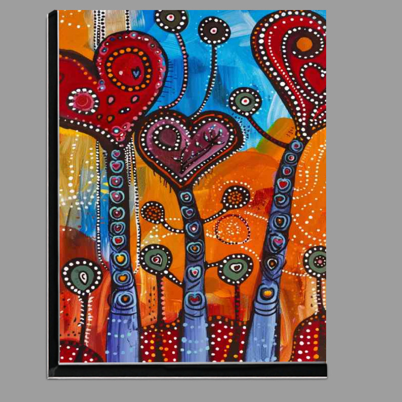 Buy Di-Bond : (Doodle heart shaped trees)
