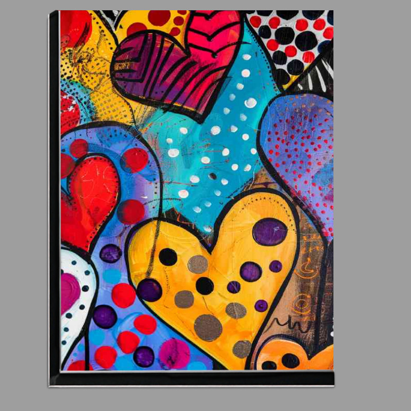 Buy Di-Bond : (Dreamy big love hearts)