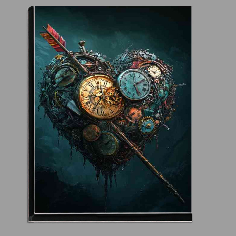 Buy Di-Bond : (Heart made with broken clocks)