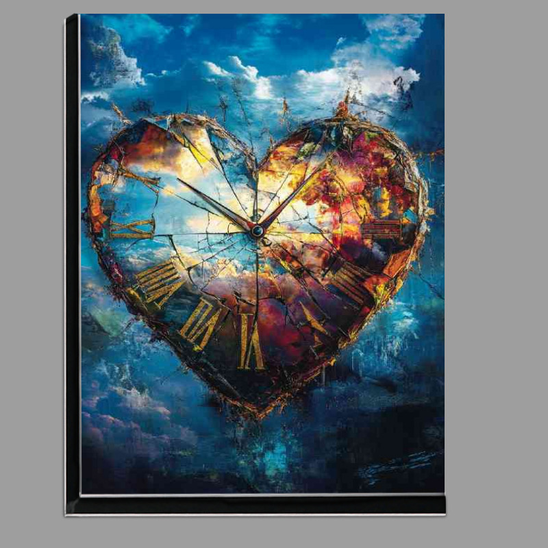 Buy Di-Bond : (Heart shape clock)
