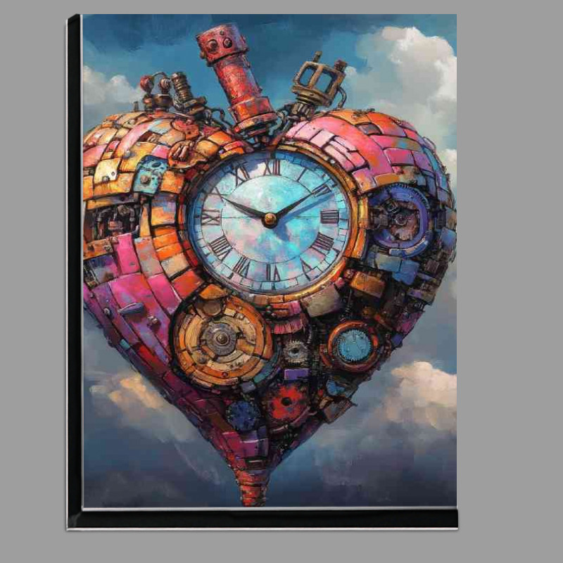 Buy Di-Bond : (Heart with clock face)