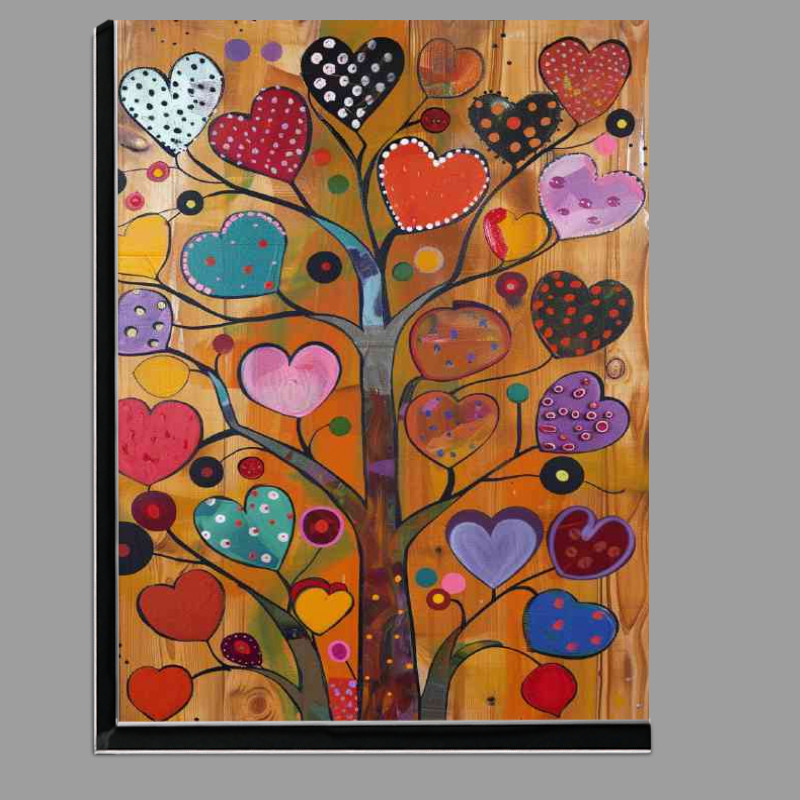 Buy Di-Bond : (Painted love hearts trees)