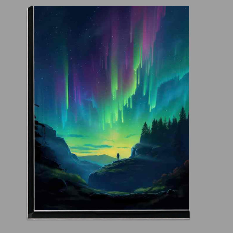 Buy Di-Bond : (The Auroras Reflection in the night sky)