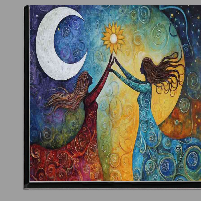 Buy Di-Bond : (Ladies holding hands abstract)