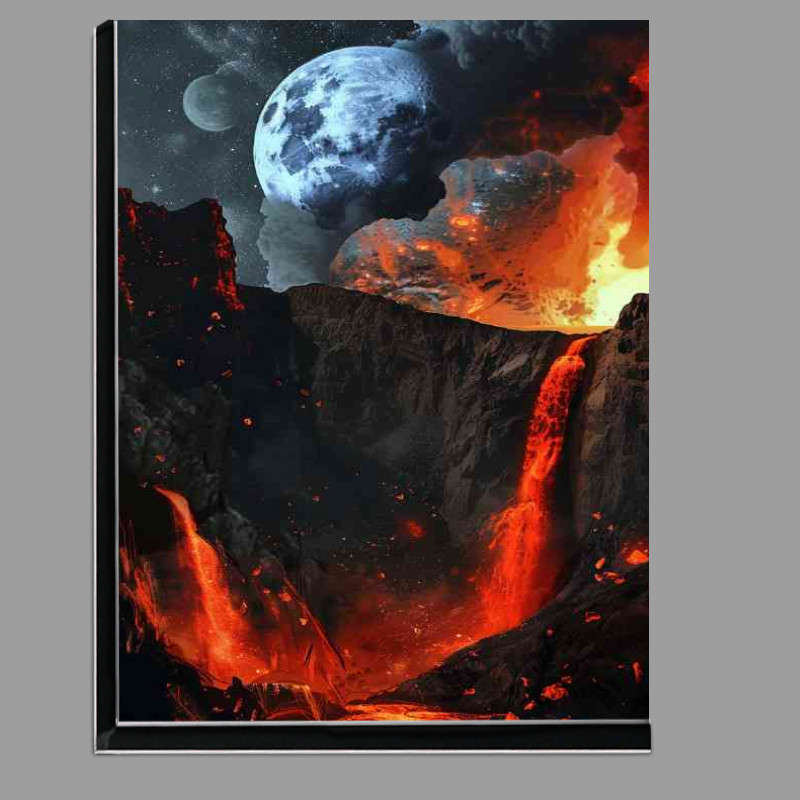 Buy Di-Bond : (Planet with red lava waterfalls)