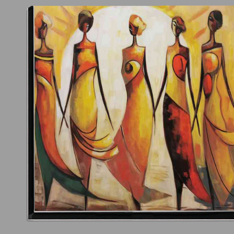 Buy Di-Bond : (Five ladys standing side by side)