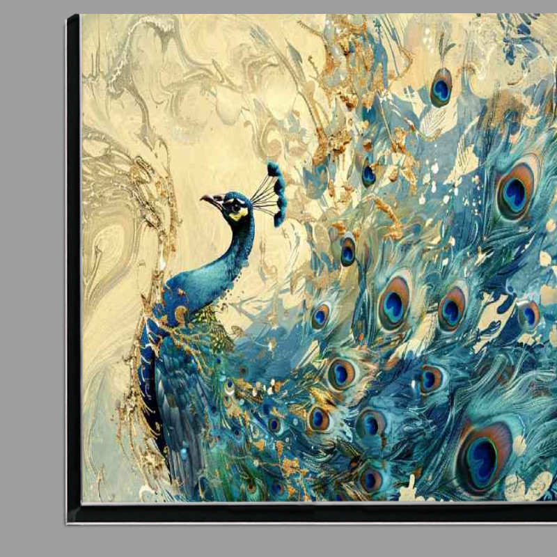 Buy Di-Bond : (Majestic Peacock with feathers)