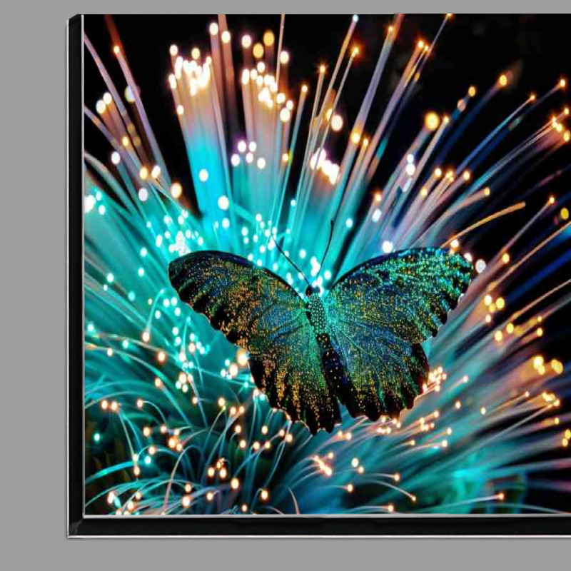 Buy Di-Bond : (Beautiful turquoise butterfly with glitter wings)