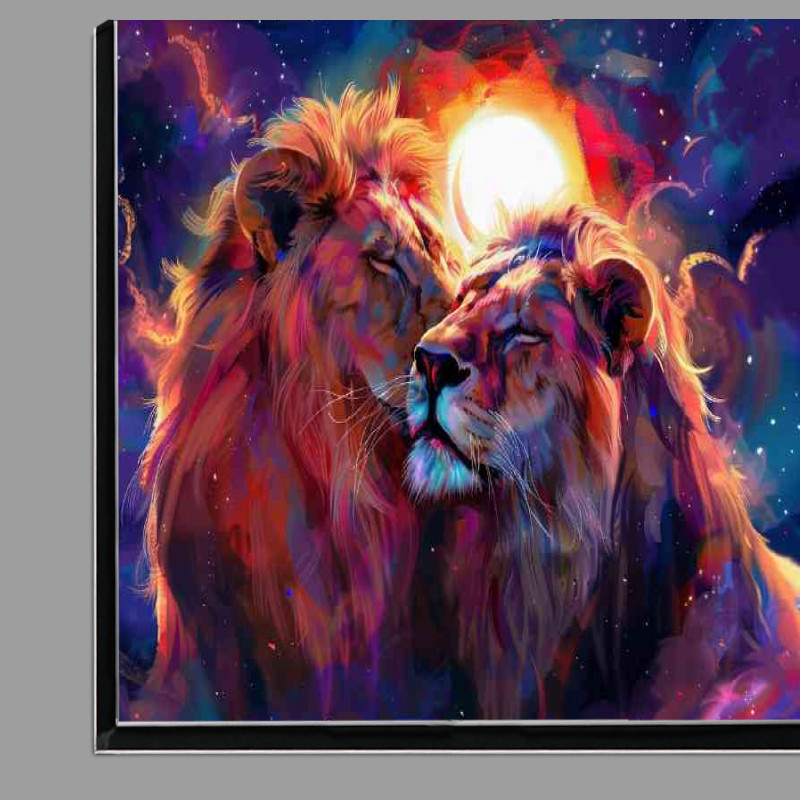 Buy Di-Bond : (Loving tigers with solar eclipse)