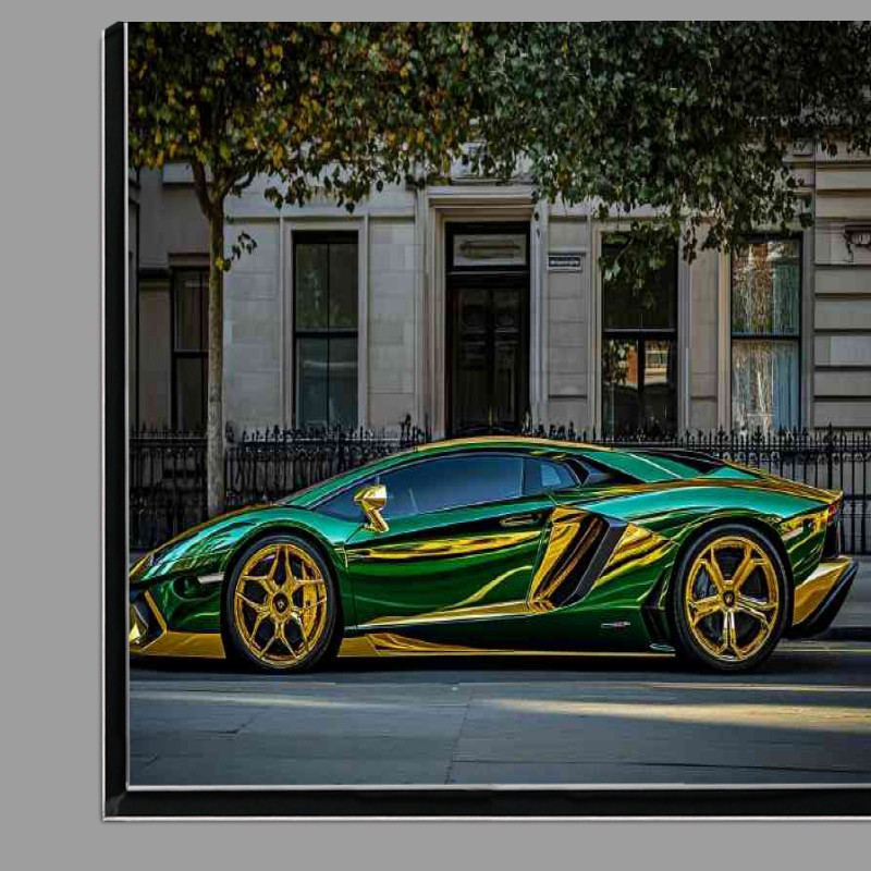 Buy Di-Bond : (Amazing metallic green Lambourghini)