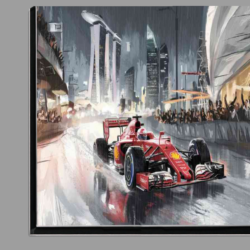 Buy Di-Bond : (Dramatic formula one scene painted)