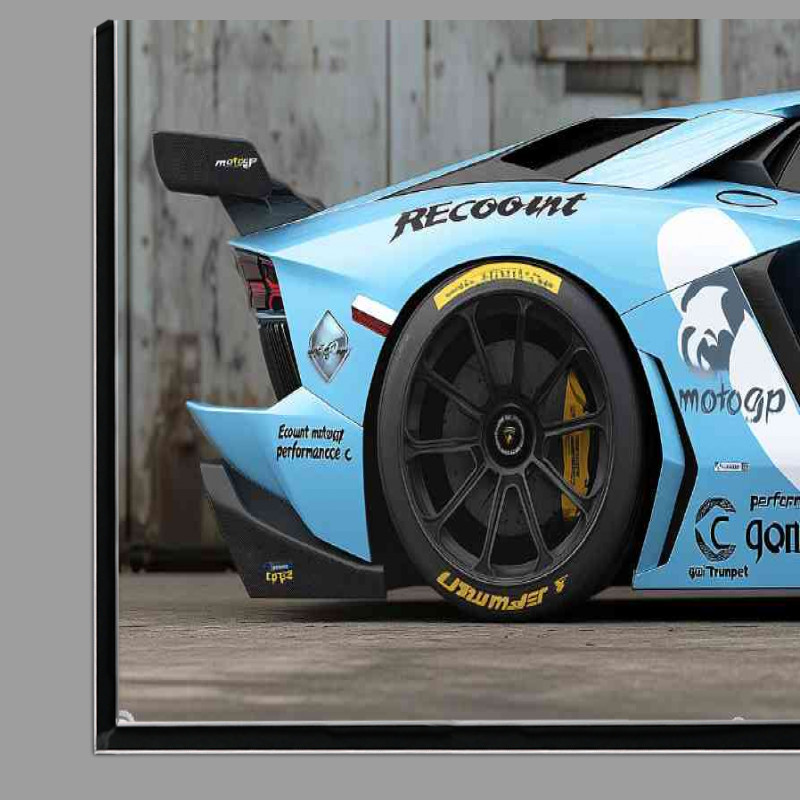 Buy Di-Bond : (Lamborghini Aventador with black wheels)