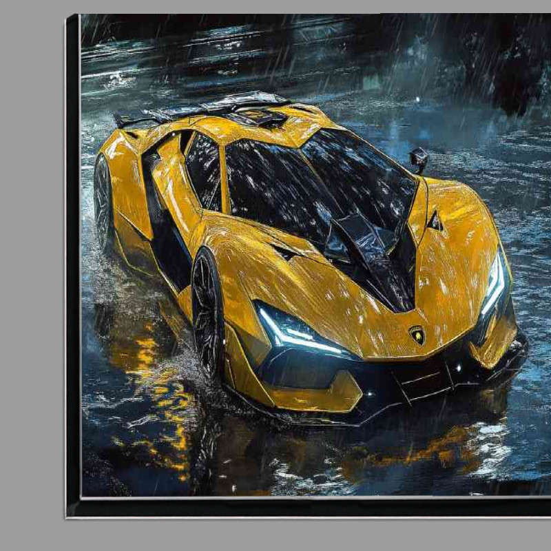Buy Di-Bond : (Lamborghini hypercar concept in yellow and black)