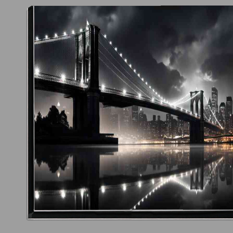 Buy Di-Bond : (Beautiful lights on the brooklyn bridge)