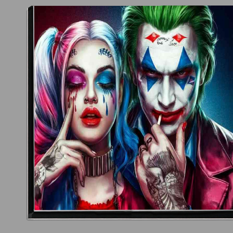 Buy Di-Bond : (Love harley quinn and joker)