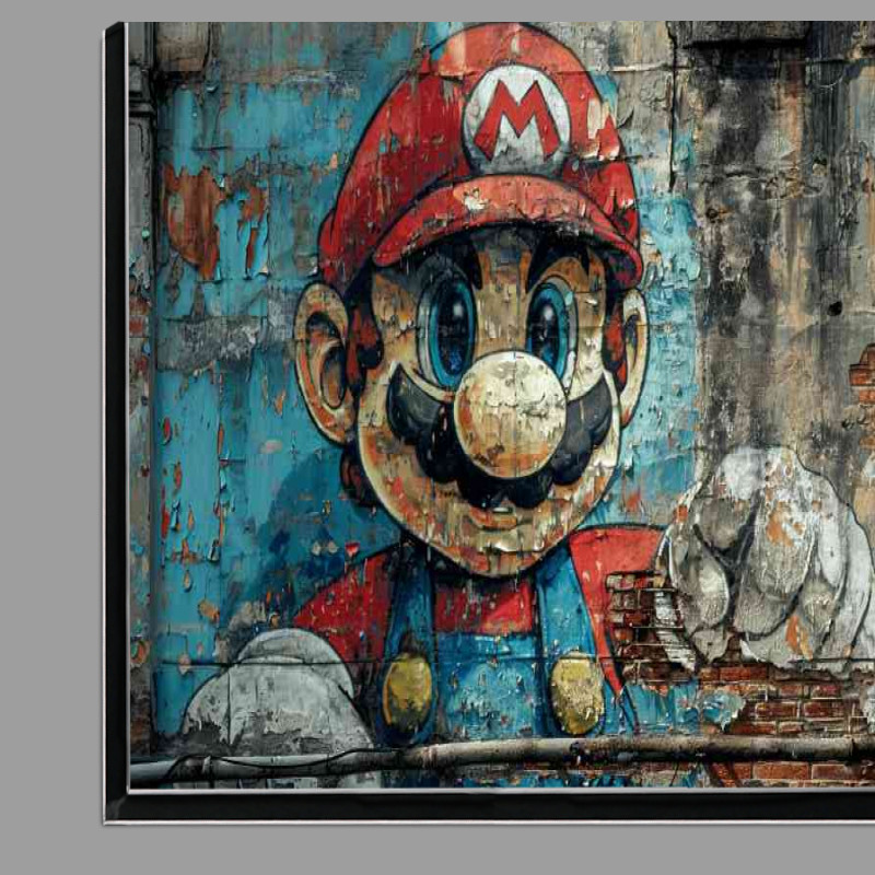Buy Di-Bond : (Street art mario graffiti wall)