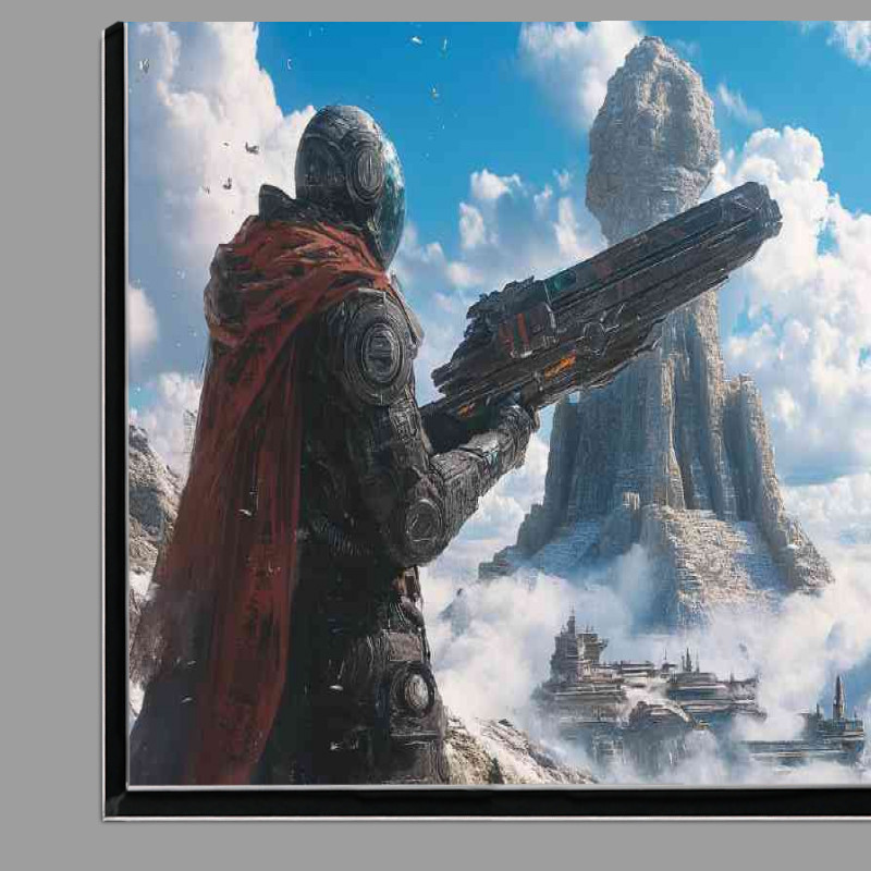 Buy Di-Bond : (Fantasy knight holding an advanced futuristic wepon)