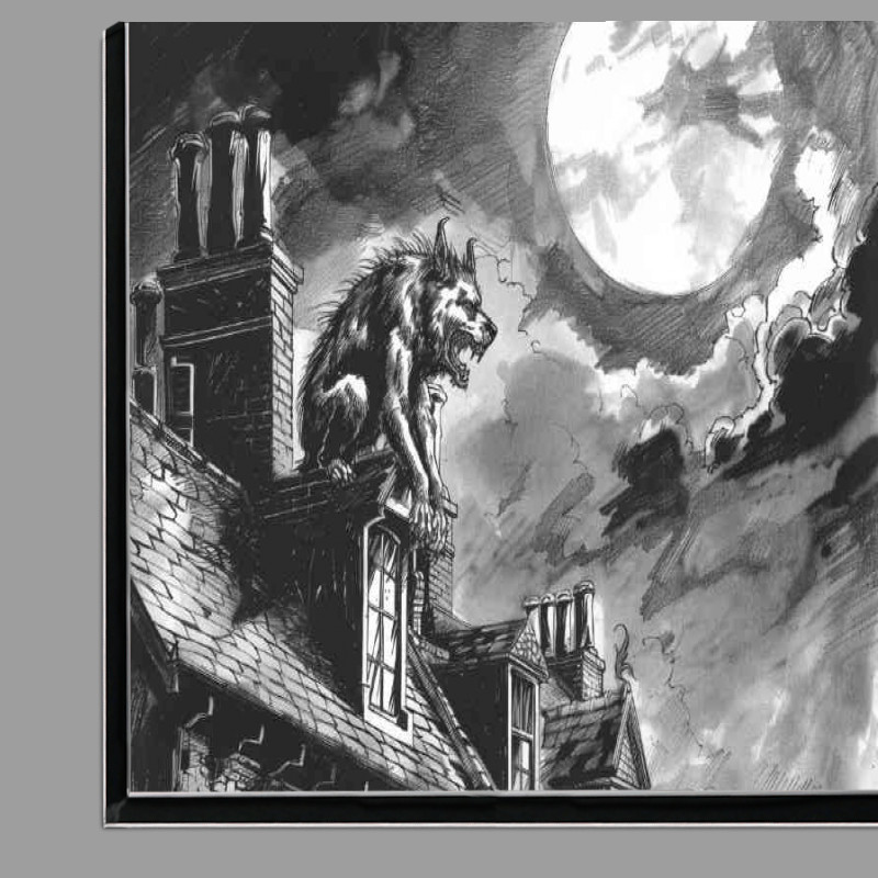 Buy Di-Bond : (Ink black and white werewolf)