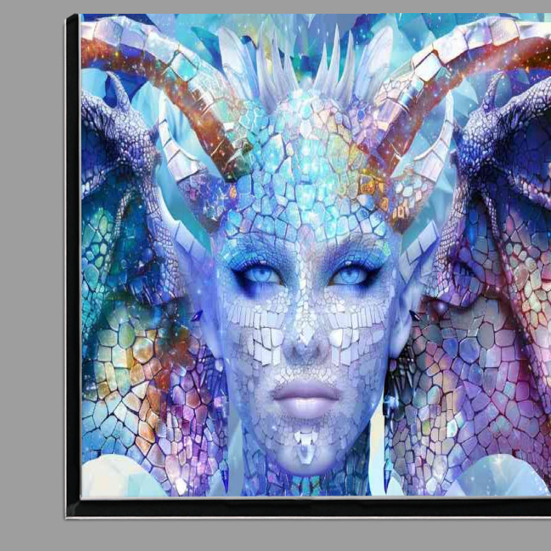 Buy Di-Bond : (Lady with dragon scaled face)
