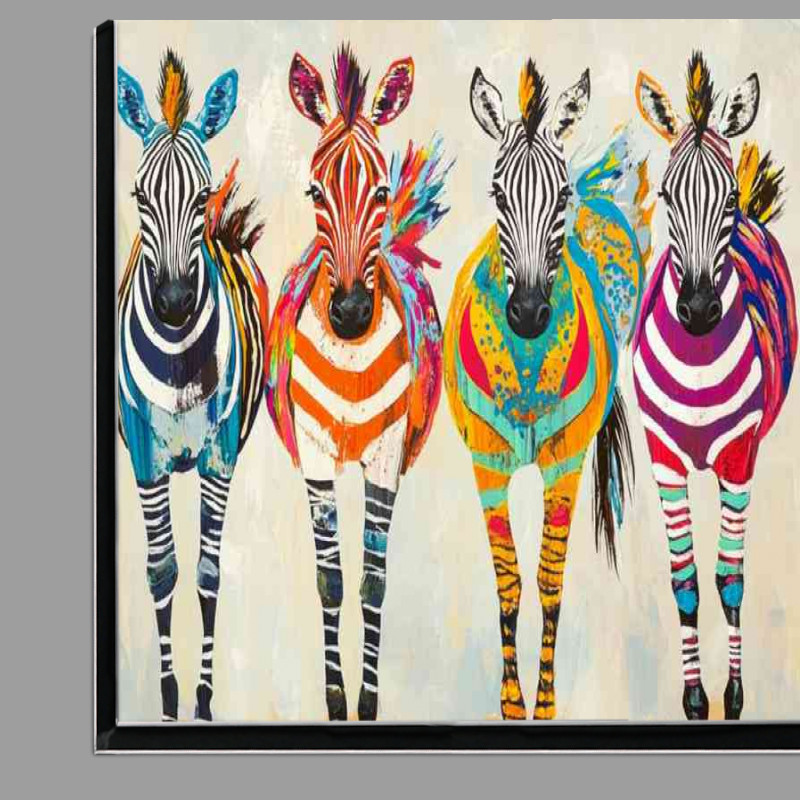 Buy Di-Bond : (A family of zebras)
