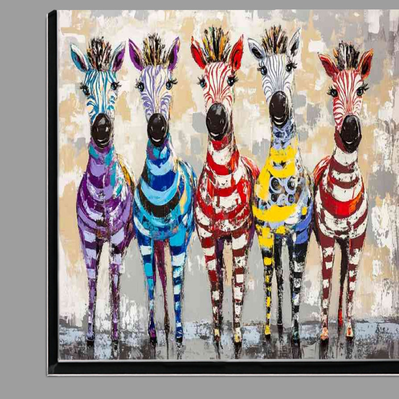 Buy Di-Bond : (Abstract zebra family)