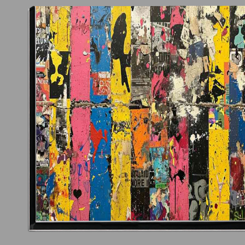 Buy Di-Bond : (Collage sticker graffiti)