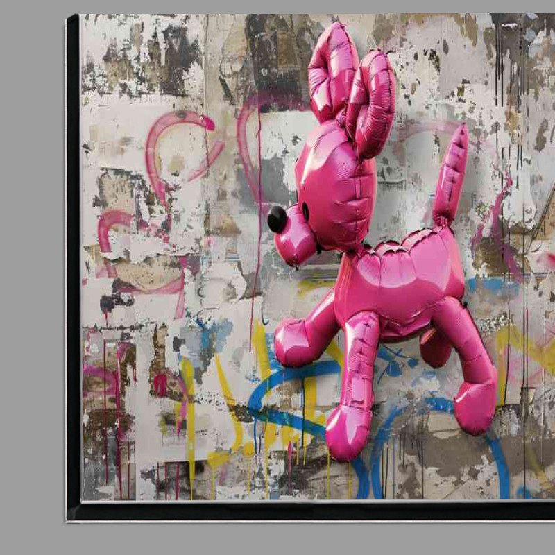 Buy Di-Bond : (Flying pink ballon dog)