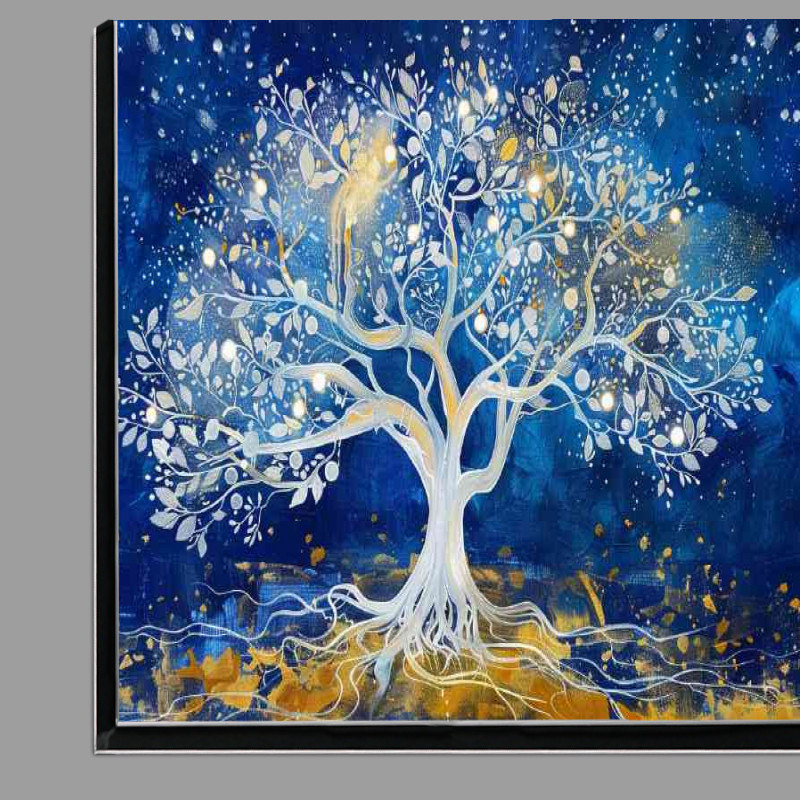 Buy Di-Bond : (White tree of life with glowing fruit)