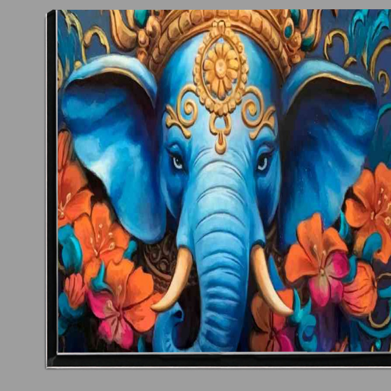 Buy Di-Bond : (Majestic blue elephant adorned with intricate detail)